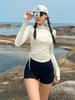 2025 Nuevo Traje de Baño Deportivo Dividido talla extra para Mujer Cubre Vientre Adelgazante Playa Vacaciones Fuente Termal Mujer [una generación de cabello]]