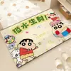 Tapete de chão absorvente para banheiro Crayon Shin-chan, tapete de pé antiderrapante de secagem rápida, tapete de banho de terra de diatomáceas