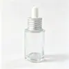 Fabricante especializado em frascos dispensadores de óleo essencial de ombro reto 20ml-120ml embalagens de vidro de alta qualidade para cuidados com a pele