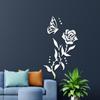 JM412 Rosa Acrílico 3d Pegatinas de Pared Pegatinas para Diseño de Aula Pegatinas Decorativas para Pared de Habitación Creativas