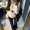 Suéter Blanco Delgado de Punto para Mujer, Adecuado para Usar en Capas o Solo, Otoño e Invierno, Relajado y Elegante, Top Básico de Punto de Apariencia Súper Bonita