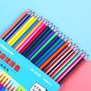 Caneta triangular de 24 cores para crianças, lápis de cor para crianças, estudantes do ensino fundamental, caneta colorida, atacado