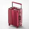 2026 Novo Modelo Mala de Viagem Mala de Mão 20 polegadas Mala da Moda Mala de Couro Mala com Rodinhas Mala Feminina com Cadeado de Senha Pequena Mala de Mão