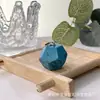 Productos de Amazon Transfronterizos Colgante de Cristal Rosa Natural de 12 Caras Gema Forma Geométrica Collar DIY Directo del Fabricante