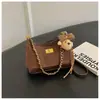Bolsa para teléfono de alta calidad, de nicho, transfronteriza, bolso cuadrado pequeño para mujer, nuevo estilo 2026, bolso de mano inspirado en Chanel, bolso cruzado