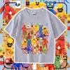 Nueva Pizzy'Sparlor Suezy's Restaurant Ropa Infantil Camiseta de Manga Corta para Niños Tops de Manga Media de Verano Tendencia