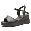 Sandalias de Cuña para Mujer 2026 Estilo Nuevo Cómodas Versátiles de Una Correa Zapatos de Tacón Alto Plataforma Suela Gruesa Antideslizantes Sandalias para Mujer