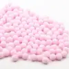 Bola de Pelo en color de stock tamaño bola de felpa de poliéster accesorios DIY paquete de material hecho a mano bola de pelo de alta elasticidad paquete grande