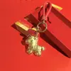 Artículos de Venta Caliente en Transmisión en Vivo: Llavero Chapado en Oro, Cadena para Teléfono, Colgante para Bolso y Coche, Regalo de Año Nuevo, Venta al por Mayor para Atraer Tráfico
