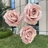 Hua Xigu 2026 Nova Coleção: Série na Cor Café, Coleção Cristal, Flores Artificiais para Locais de Casamento, Atacado