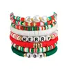 Amazon Transfronteiriço Novo Pulseira de Contas para Halloween Pulseira de Contas Elástica Ajustável Personalizada Verão 2024