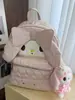 Bolsa de Gato con Lazo de Alto Valor Estético, Mochila Casual Simple, Gran Capacidad para Salidas y Compras, Bolsa Linda, Bolsa de Nicho