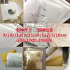 Algodón Blanco Base Verde Blanco Hilo Dorado Dragón de Estaño Bola de Dragón Mandarina Verde Pequeña Pastel de Té de los Siete Hijos Papel de Regalo 500 1000 Hojas Envío Gratis