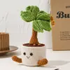 Produto Novo 2026: Caixa de Armazenamento de Tulipa Crochê à Mão, Produto Acabado em Lã Tricotada, Presente Famoso na Internet, Decoração de Vaso de Planta