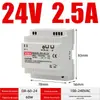 Fonte de Alimentação Chaveada para Trilho DIN Mingwei Transformador 220V para 12V DC EDR/NDR/DR-60W-24V120W