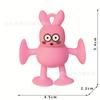 Figuras de Animais com Ventosa para Crianças, Blocos de Montar Macios, Diversão Grudenta do Homem-Aranha Brinquedos Educacionais, Certificado 3C