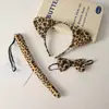 Halloween Animal conjunto de tres piezas para niños diadema con pinza Tigre Negro Leopardo Leopardo diadema de felpa al por mayor