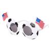 Gafas de Fútbol con Banderas Nacionales, Decoración Universal Temática de Bar, Mercancía Creativa Personalizada, Gafas de Sol de Marco Grande