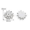 Parche de Tela para Ropa Satélite Multiángulo Bordado a Mano con Pedrería de Venta Caliente Broche DIY Bolsas Camisetas Accesorios Decorativos