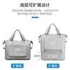 Bolsa tote estilosa para viagens curtas, bolsa de viagem, bolsa de armazenamento de grande capacidade, bolsa de ombro, unissex, para esportes, yoga e fitness