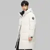 Chaqueta de Plumas Estilo Mismo Bo, Longitud Media, Plumón de Pato Blanco, Estilo Nuevo 2026, Ropa de Invierno para Parejas, Abrigo Engrosado Cálido a Prueba de Viento
