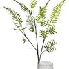 Samambaia Persa Artificial Verde com 3 Ramos Planta Artificial Decoração de Sala de Estar Quarto de Hotel Ornatos de Paisagismo Plantas Verdes Artificiais