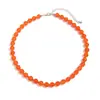 Collar de Bolas Étnico Colorido Simple con Cuentas Transfronterizo Europeo y Americano Versátil Estilo Ins Commuter Collar para Clavícula para Mujer