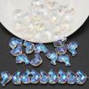 Cuentas Colgantes de Cristal Delfín Europeo y Coreano de 16 mm Joyería Oceánica Cuentas Sueltas de Cristal para DIY Materiales de Accesorios de Joyería