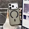 Funda Magnética Ice Mist para Teléfono para Apple 18promax Textura de Piel Ultra Delgada iPhone17 Disipación de Calor Funda Protectora Transfronteriza