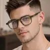 Nuevo Armazón de Gafas Poligonal Personalidad Femenina Estilo Universitario Armazón de Gafas Anti-Luz Azul Moda Retro Para Viajar Lentes Transparentes Moderno