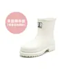 [Mercadorias Grandes] Botas de Chuva Populares Transfronteiriças Japonesas e Coreanas de Alta Qualidade para Mulheres, Botas de Chuva Antiderrapantes de Cano Médio, Galochas, Sapatos de Borracha, Botas Impermeáveis