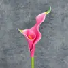 Flores Artificiais Eva Lírios Calla de Pétalas Duplas Decoração de Casa Hotel Arranjo de Cena de Casamento Enfeites de Flores Artificiais Transfronteiriços Venda por Atacado