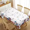 Exclusiva transfronteriza, popular serie de manteles navideños con estampados de alta definición que presentan a Santa Claus, muñecos de nieve y diseños florales, perfectos para la decoración de la mesa festiva