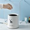 Papelera de Escritorio de Lujo Ligero de Alto Valor, Cubo Moderno Pequeño para Mesa de Café, Mini Cubo Creativo Estilo Nórdico para Uso en Coche