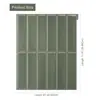 Nuevo Producto en Stock Azulejo de Imitación 3D Pegatinas de Pared Adhesivas Estilo Simple Decorativas Impermeables y a Prueba de Aceite Papel Tapiz para Renovación de Cocina Pegatinas Autoadhesivas