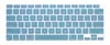 Película para Teclado Adecuada para MacBook A3404, Película Protectora de Teclado de Silicona Impermeable y a Prueba de Polvo para Portátil Lote