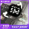 Hermana pequeña con cadena de cristal de mariposa blanca fruta 2/3 generación Pro auricular Bluetooth completo carcasa negra de mariposa