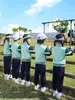 Traje de uniforme escolar para jardim de infância, alunos do ensino fundamental e médio, uniforme de classe, uniforme esportivo, três em um, carregamento removível, conjunto de três peças