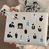 100 pegatinas de apoyo a la celebridad Zhou Yiran sin repetir, mercancía de persona real de alta definición, pegatinas para material de agenda, en stock para venta al por mayor