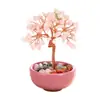 Nuevo Estilo Árbol del Dinero de Cristal Natural Regalo de Inauguración Casa Piedra Difusora de Amatista Aromaterapia Decoración de Escritorio para el Hogar