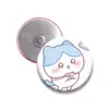Jiyka Wow chiikawa Adesivos para Geladeira Envolventes Adesivos Magnéticos Decoração Ímã de Lembrança Anime Adesivos de Geladeira de Folha de Flandres