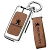Porta-chave Dongfeng Peugeot logo 3008 307 Especial 207 Citroen Sega Kaixuan 408 fecho de concha rcz