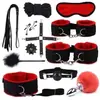 Juguetes para Adultos Máscara de Ojos de Felpa Dispositivo de Restricción Alternativo para Bondage Aparato Femenino Herramienta Restrictiva para Coquetear