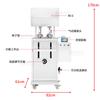 Máquina llenadora semiautomática de pasta viscosa ZONESUN con servomotor de 2 cabezales para pasta enlatada, crema, salsa, miel y jarabe.