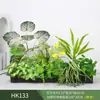 Paisagismo com Plantas Verdes Simulação Floreira Divisória de Piso Arte Floral de Chão Paisagem de Plantas Combinação de Floreira Flor Artificial em Vaso Bonsai Decoração