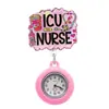 Reloj de Bolsillo Clásico de Enfermera y Doctor de Hospital con Apariencia Personalizada y Práctico Clip Retráctil para Insignia Colgante de Pecho