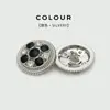Suéter con Botones de Puntos de Aceite Tachonado de Diamantes Botón Decorativo Botón Redondo Hueco Botón de Blazer Abrigo de Piel