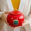 Tarro de Cerámica Retro Estilo Chino para Té, Tarro Sellado Grande de Porcelana Blanca y Celadón para Guardar Té Negro y Té Verde, Directo de la Fábrica Fuente