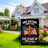 Producto Nuevo Transfronterizo 2026 Día de la Independencia Americana 250º Aniversario Bandera de Jardín Nueva Decoración Exterior para Patio Tela al por Mayor