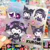 Novo Adesivo de Gelatina 3D da Kuromi Personalidade DIY Cadernos Capas de Celular Decoração Adesivo à Prova d'Água